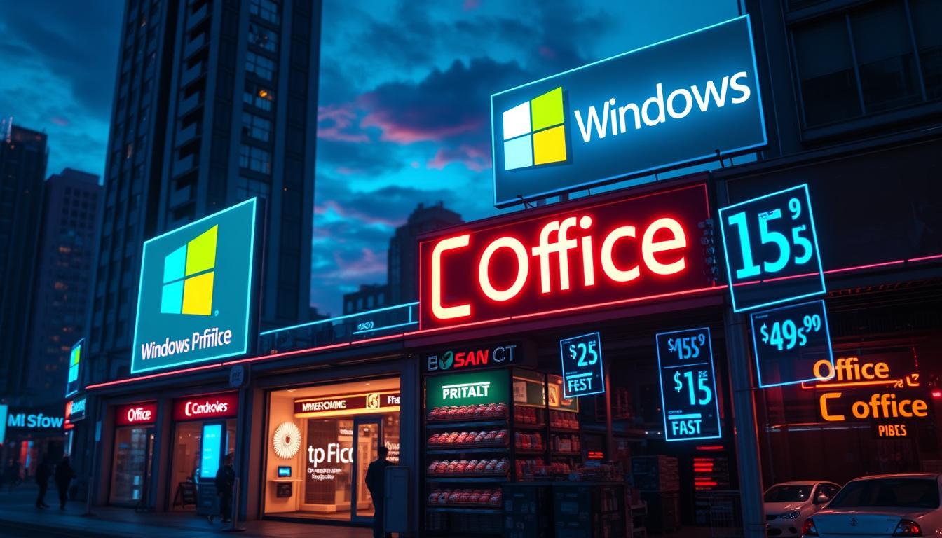 Onde encontrar Windows e Office com preços competitivos?